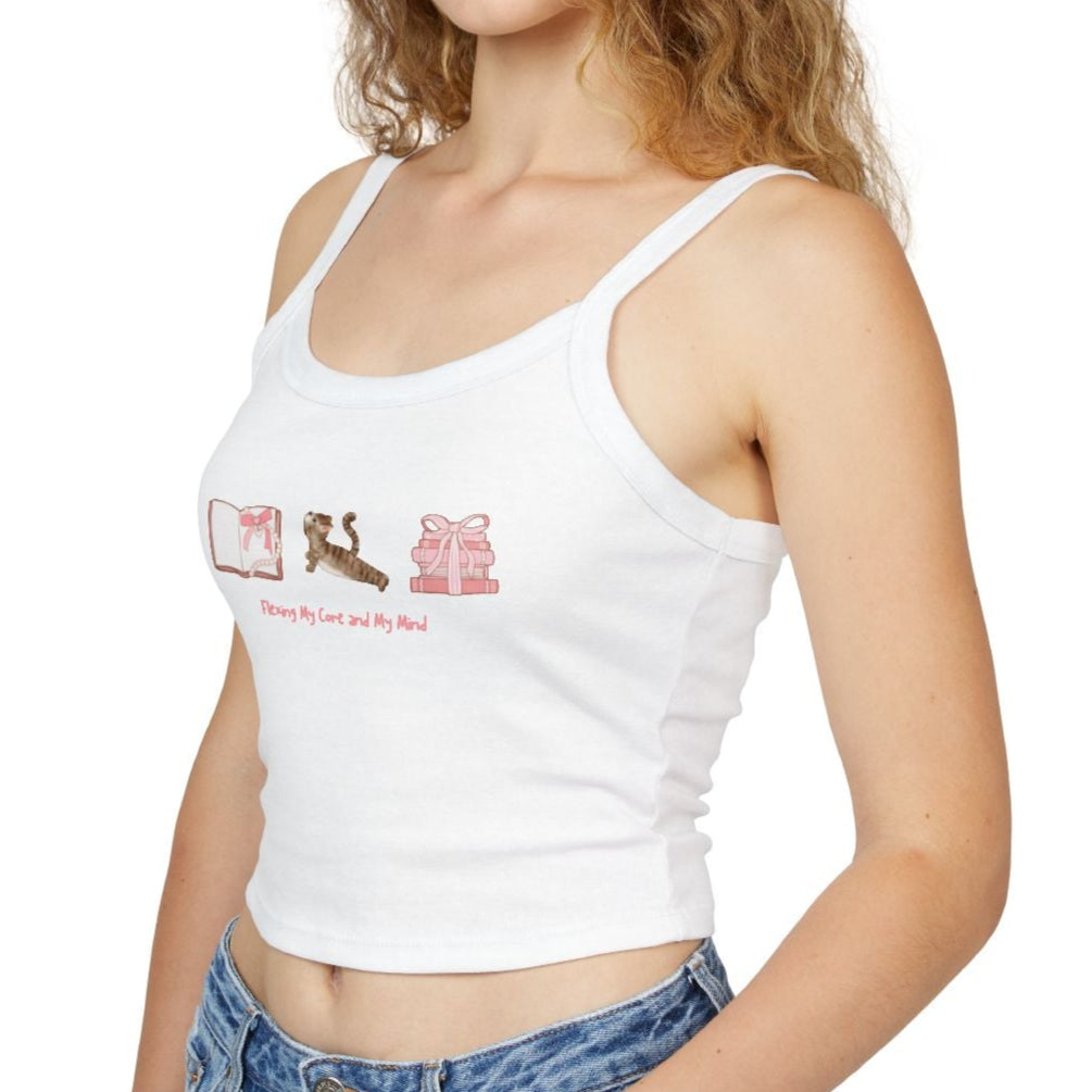 Flexing My Core and My Mind Crop Top