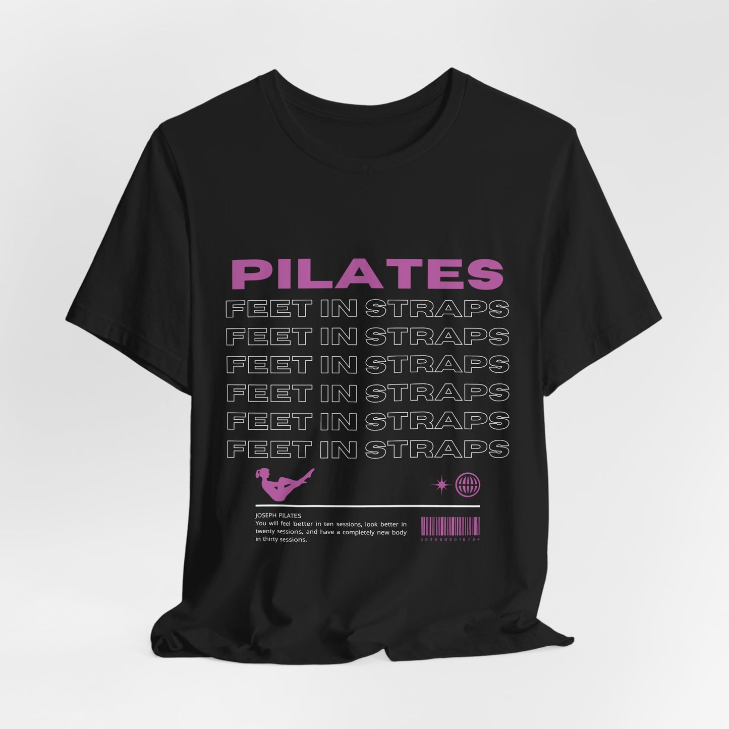 Feet in Straps Tee – For the Reformer Girlies Who Get It